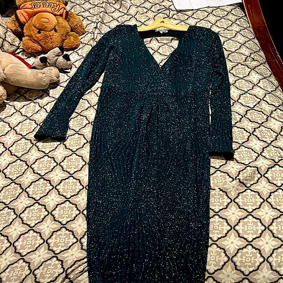 charlotte russe green dress Flattering A-Line Maxi Chiffon Sage Green Plus Size Bridesmaid Elegance COCOMELODY CB0732, Lake Blue main image 1